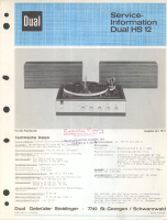 Dual HS-12-Service-Manual 